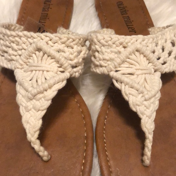 Decorative Rope Sandals (Cream) - Picture 2 of 2